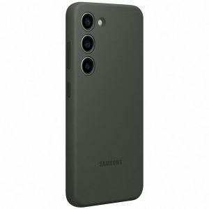 Samsung Original Silikon Cover für das Galaxy S23 - Khaki