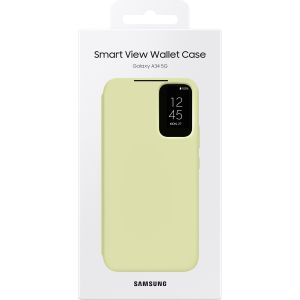 Samsung Original S View Klapphülle für das Samsung Galaxy A34 (5G) - Lime