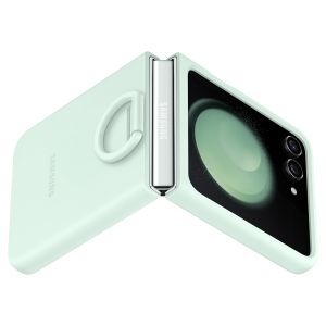 Samsung Original Silikon Cover Ring für das Galaxy Z Flip 5 - Ocean Green
