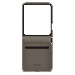 Samsung Originale Flap Eco Leather Case für das Galaxy Z Flip 5 - Etoupe