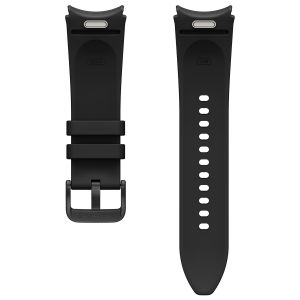 Samsung Original Hybrid Vegan Leather Band S/M für das Galaxy Watch 6 / 6 Classic / 5 / 5 Pro - Black