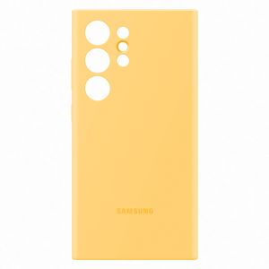 Samsung Original Silikon Cover für das Galaxy S24 Ultra- Yellow