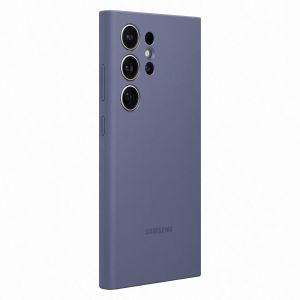 Samsung Original Silikon Cover für das Galaxy S24 Ultra - Violet