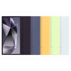 Samsung Original Silikon Cover für das Galaxy S24 Ultra - Dark Violet