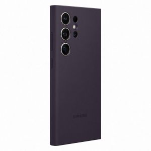 Samsung Original Silikon Cover für das Galaxy S24 Ultra - Dark Violet