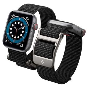 Spigen DuraPro Flex Armband für die Apple Watch Series 1–9 / SE / Ultra (2) – 42/44/45/49 mm - Schwarz