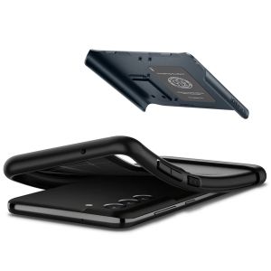 Spigen Slim Armor™ Case für das Samsung Galaxy S21 FE - Metal Slate