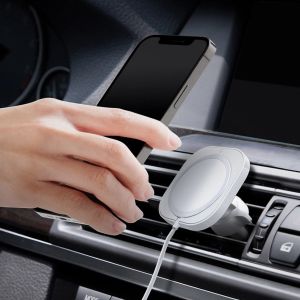 Spigen ﻿Auto-Handyhalterung MagFit Car Holder MagSafe - Weiß