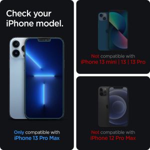 Spigen GLAStR Privacy EZ Fit Displayschutzfolie  + Applicator für das iPhone 13 Pro Max