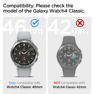 Spigen Rugged Armor™ Pro Case für die Samsung Galaxy Watch 4 - 46 mm - Charcoal Gray