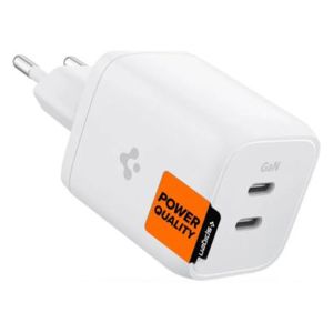 Spigen PowerArc 65 Watt GaN - USB-C Schnellladegerät - Weiß