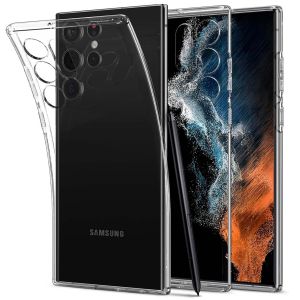 Spigen Liquid Crystal Case für das Samsung Galaxy S22 Ultra - Transparent