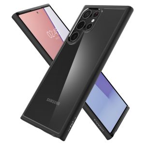 Spigen Schwarzes Ultra Hybrid™ Case für das Samsung Galaxy S22 Ultra