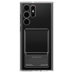 Spigen Crystal Slot Back Cover für das Samsung Galaxy S22 Ultra - Transparent