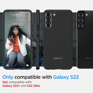 Spigen Schwarzes Ultra Hybrid™ Case für das Samsung Galaxy S22
