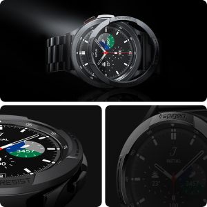 Spigen Chrono Shield für die Samsung Galaxy Watch 4 Classic - 46 mm - Schwarz
