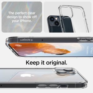 Spigen Crystal Hybrid Backcover für das iPhone 14 Plus - Transparent