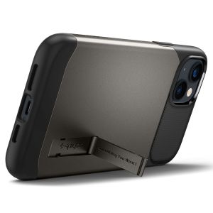 Spigen Slim Armor™ Case MagSafe für das iPhone 14 Plus - Gunmetal