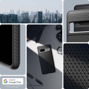 Spigen Liquid Air™ Case für das Google Pixel 7 - Schwarz