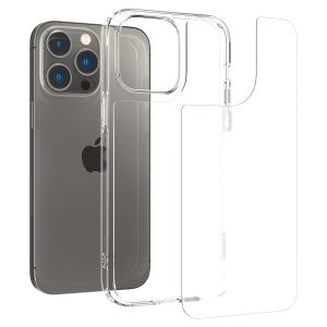 Spigen Quartz Hybrid Matte Clear Back Cover für das iPhone 14 Pro Max - Transparent