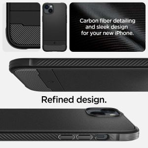 Spigen Rugged Armor Backcover MagSafe für das iPhone 14 Plus - Schwarz