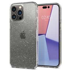 Spigen Liquid Crystal Glitter Case für das iPhone 14 Pro - Transparent