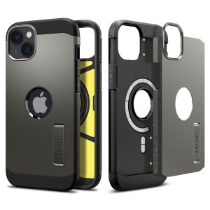 Spigen Tough Armor™ Case MagSafe für das iPhone 14 - Gunmetal