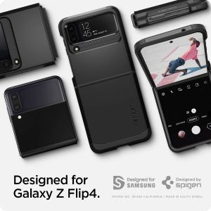 Spigen Tough Armor™ Case für das Samsung Galaxy Flip 4 - Schwarz