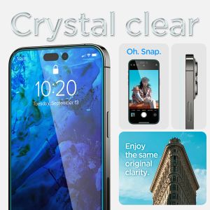 Spigen GLAStR Fit Displayschutzfolie  + Applicator für das iPhone 14 Pro Max