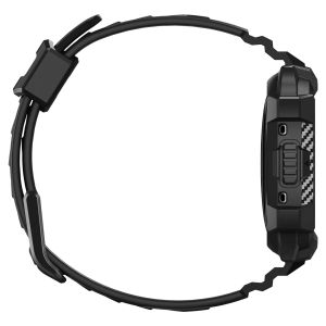 Spigen Rugged Armor™ Pro Case für die Fitbit Versa 4 / Sense 2 - Schwarz