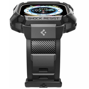 Spigen Rugged Armor™ Pro Case für die Apple Watch Ultra (2) - 49 mm - Schwarz
