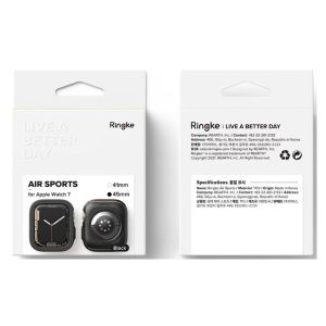 Ringke Air Sports Case für die Apple Watch Series 4-9 - 44/45 mm - Schwarz