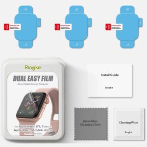 Ringke Dual Easy Displayschutzfolie 3-pack für das Apple Watch 40mm / 41mm
