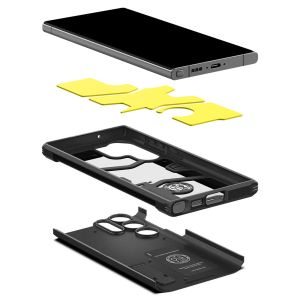 Spigen Tough Armor™ Case für das Samsung Galaxy S23 Ultra - Schwarz