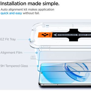 Spigen GLAStR Fit Displayschutzfolie + Applicator für das Samsung Galaxy S23 Plus