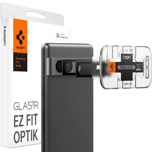 Spigen Glas.tR EZFit Optik Linsen Protektor für das Google Pixel 7a - Schwarz