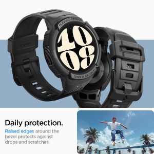 Spigen Rugged Armor™ Pro Case für die Samsung Galaxy Watch 6 - 44 mm - Schwarz