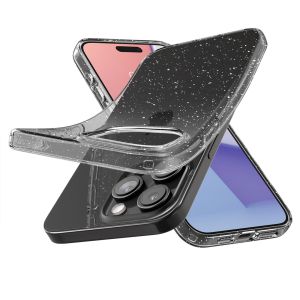 Spigen Liquid Crystal Glitter Case für das iPhone 15 Pro Max - Crystal Quartz