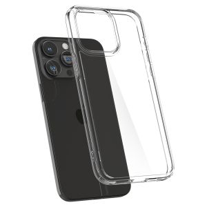 Spigen Ultra Hybrid™ Case für das iPhone 15 Pro Max - Crystal Clear