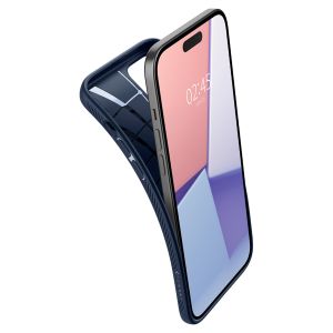 Spigen Liquid Air™ Case für das iPhone 15 Plus - Navy Blue