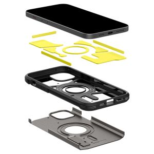 Spigen Tough Armor™ Case MagSafe für das iPhone 15 Plus - Gunmetal
