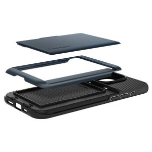Spigen Slim Armor CS Case für das iPhone 15 Pro - Metal Slate