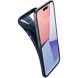Spigen Liquid Air™ Case für das iPhone 15 - Navy Blue