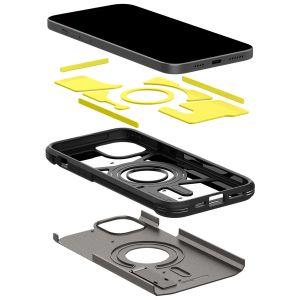 Spigen Tough Armor™ Case MagSafe für das iPhone 15 - Gunmetal