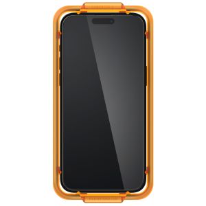 Spigen AlignMaster Full Cover Screen Protector 2-Pack für das iPhone 15 Plus - Schwarz