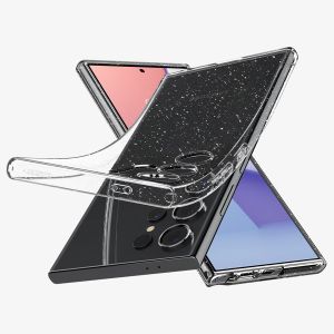 Spigen Liquid Crystal Case für das Samsung Galaxy S24 Ultra - Glitter  Crystal Quartz