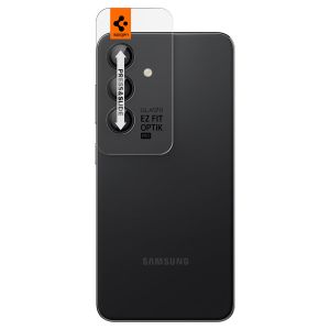 Spigen GLAStR Kameraprotektor aus Glas 2er-Pack für das Samsung Galaxy S24 Plus - Schwarz