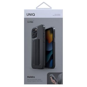 Uniq Heldro Backcover Flexgrip für das iPhone 13 Pro - Grau