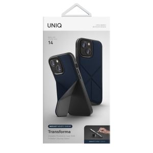 Uniq Transforma Back Cover mit MagSafe für das iPhone 14 - Blue