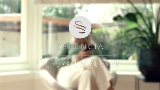 Selencia Aurora Fashion Back Case für das iPhone 15 Plus - Strapazierfähige Hülle - 100% recycelt - Schwarzen Marmor